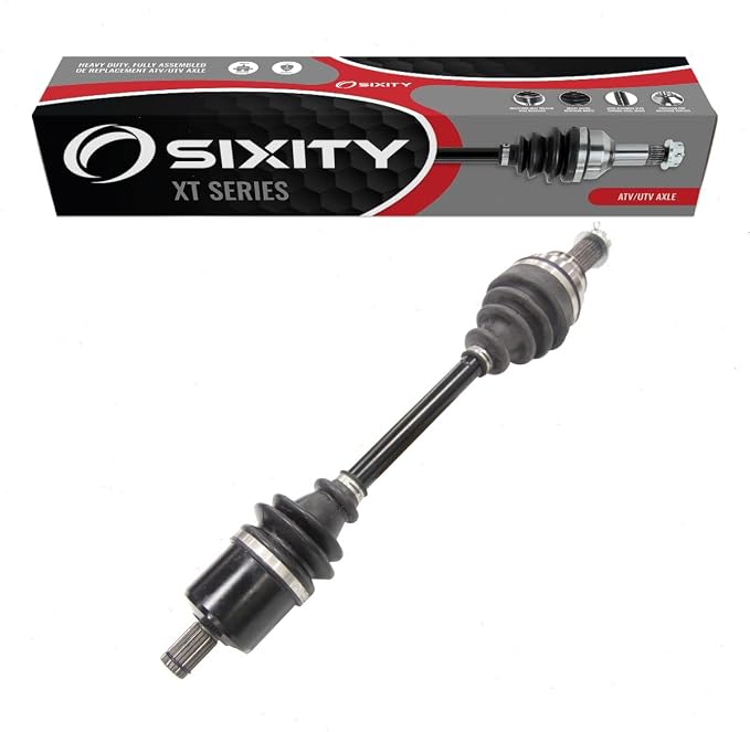 Sixity XT Front Left CV Axle for Polaris Scrambler 1000 XP 850 2016-21 | Sportsman Touring Limited High Lifter Edition Hunter Premium SP. Complete axle assembly, 5140 chrome steel