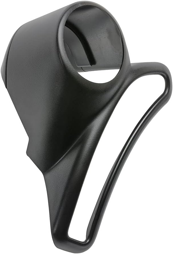 GlowShift Black Single Dashboard Gauge Pod Compatible with Chevy Corvette 2005-2013 - ABS Plastic - Mounts (1) 2-1/16" (52mm) Gauge to Vehicle's Dash - Left Side Heads-Up Display Cutout