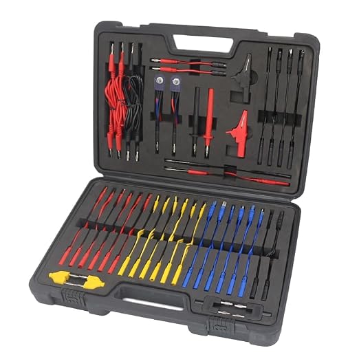 Automotive Circuit Test Leads Kit Multi Function Electrical Testers Diagnostic Tools Wire Connectors Adapter Cables with Carrying Case