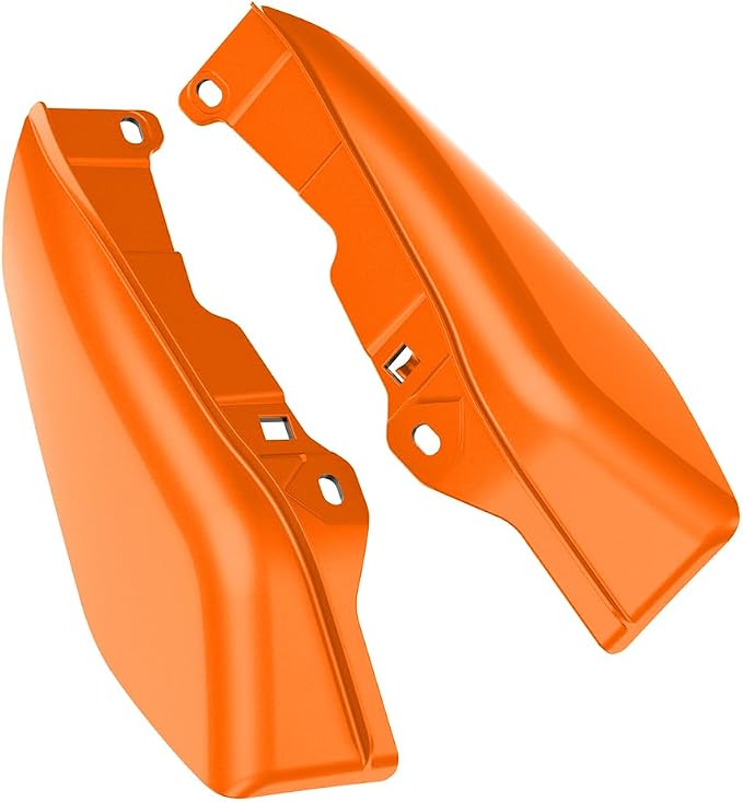 Color - Matched Mid Frame Air Deflectors Heat Shield, Perfectly Fit for Harley Touring Models 2009-2026 Baja Orange