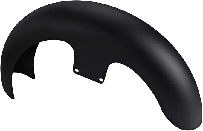 21" Wrap Front Fender Mudguards For 120 / R21 Tire Fit for Harley Bagger Touring Road King Electra Glide Street Glide FLHR FLHX Matte Black