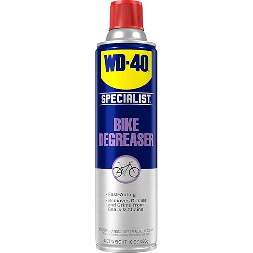 WD-40 Specialist Bike Degreaser & Dry Chain Lube Bundle (10 OZ, 4 OZ)