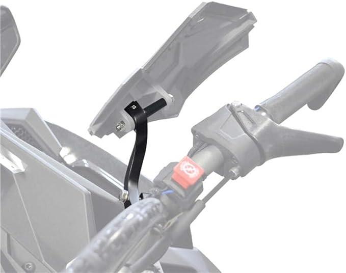 PowerMadd Snowmobile Pro Taper Mount Kit for Sentinel and Fuzion Handguards 34457, Black