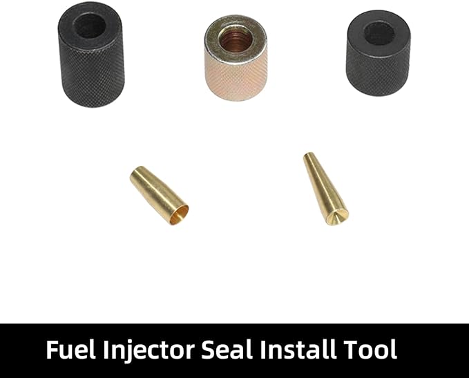 Fuel Injector Removal Tool with Slid Harmmer Puller Injector Seal Replace Install Kit compatible with BMW N14 N18 N20 N26 N47 N53 N54 N55 N57 N63 S63 B38 B48 B58