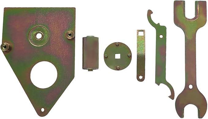 Supercharger Rebuild Tool Kit, Support Plate, Four Pin Socket, Gear Holder Tool, Shaft Holder Tool, Bearing Support Pusher For Sea Doo GTX GTR RXP RXT X Wake 185 215 255 260 CHALLENGER 180