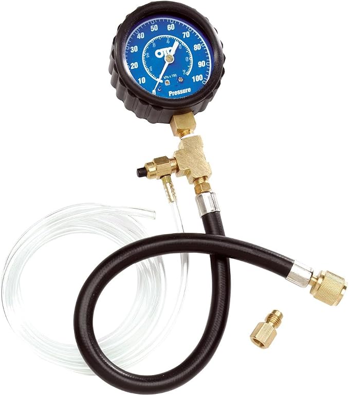 OTC 5630 Fuel Pressure Test Kit - Quickly and Easily Locate Malfunctioning Fuel System Components, including Filters, Pressure Regulators, Lines, and Pumps without Removal from the Vehicle