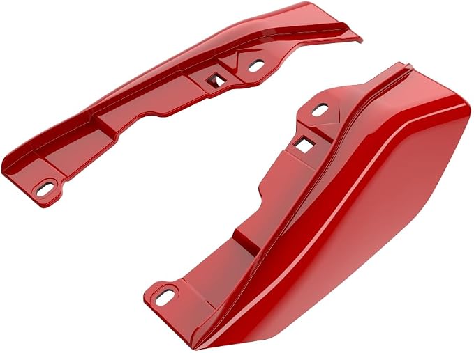 Advanblack 2025 RG Mid Frame Air Deflector, Rally Red Harley Air Deflector Heat Shield Compatible for Harley Touring Street Glide, Road King, Electra Glide, 2009-2025