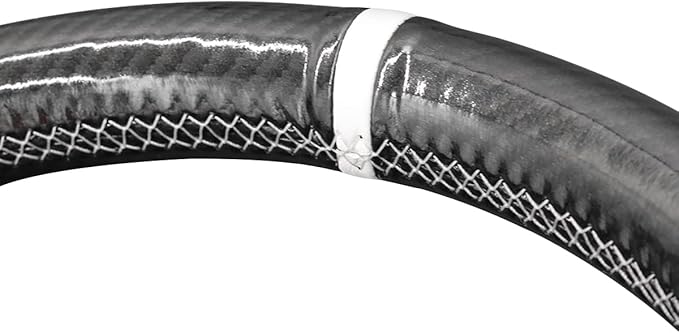 MEWANT DIY PU Carbon Fiber Suede Steering Wheel Cover for Chevy Silverado Blazer 1500 Silverado 2500/3500 Suburban