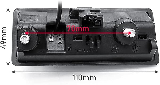 AHD/CVBS Car Rear View Camera's Fisheye Trunk Handle Camera with RCA Cable & Vehicle-Camera for Audi A4 A4L A8 A8L Q3 A5 Q5 S5 / Volkswagen VW Passat Lingyu Lavida Tiguan Touareg (CVBS)