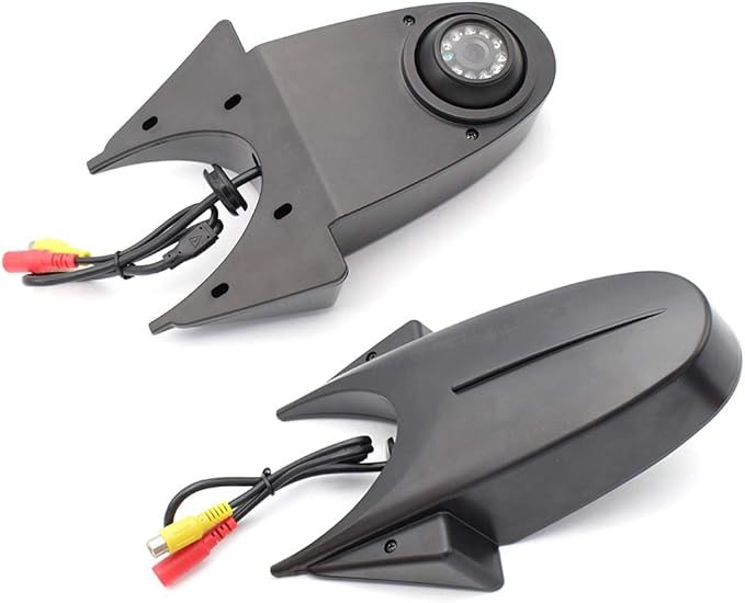 Universal Camera Car Top Mount Rear View Reverse Parking Camera,Replacement for Citroen Berlingo Jumper Jumpy Nemo Dacia Dokker Van Nissan Navara HD All RV Models (Black Camera with 7 inch Monitor)