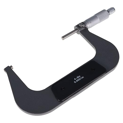 marddpair Micrometer 4-5 Inch 0.0001 Inch Precision Outside Micrometer Carbide Tipped