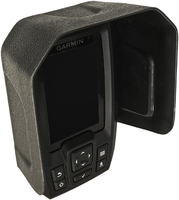 BerleyPro Garmin Fish Finder Visor — Sun Cover & Glare Reduction — Fits Echomap UHD/UHD2/Ultra, GPSMAP, Striker, Echomap Chirp & More — CNC Machined ASA Plastic