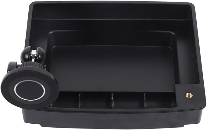 Aunginsy Center Console Dash Storage Tray with Magnetic Phone Holder Compatible with Nissan Frontier 2009-2017, Dashboard Multi-Functional Mobile Phone Mount Storage Box Organizer Tray Accessories