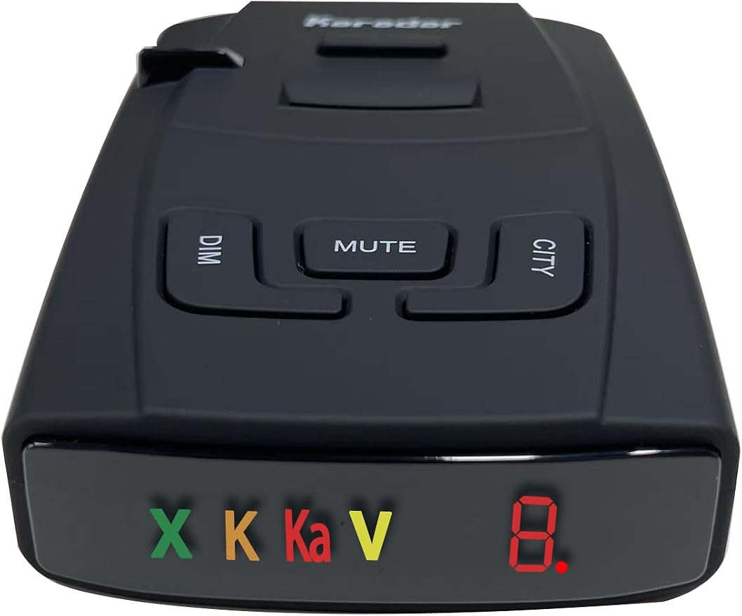 Radar Detectors for Cars American Laser KARADAR X K KA Bands VG 2 Protection S360 with LaserEye Front Rear Police Scanner