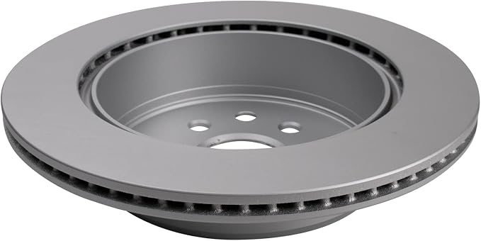 TRQ Rear Brake Rotor Set G Coated Vented Compatible with 2013-2020 Lexus GS350 GS450h GS200t GS300 IS200t IS300 IS350 RC200t RC300 RC350