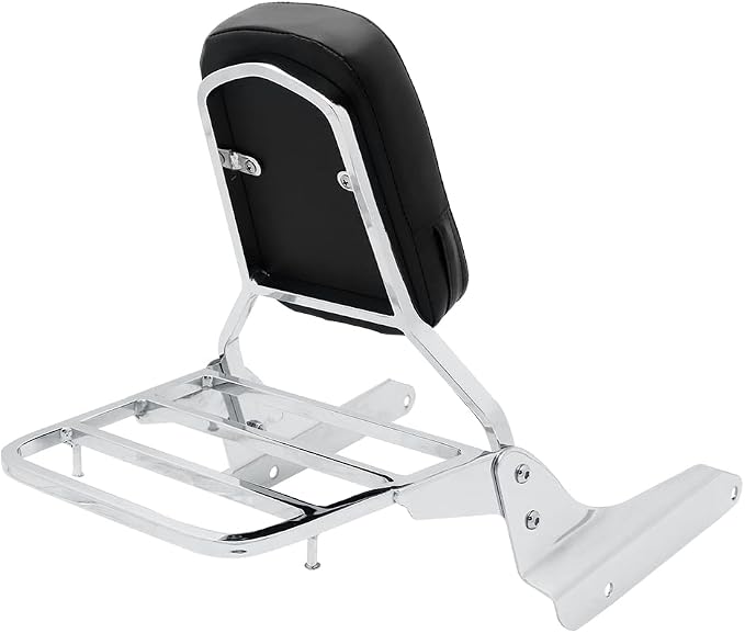 Motorcycle Backrest Sissy Bar Rear Passenger Luggage Rack Cushion For Honda Shadow VLX600 VT600 1999-2008 VLX 600 VT 2006 2005
