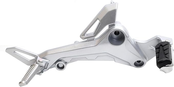 Mokuo High Strength Aluminum Alloy 6061 Motorcycle Footpegs Assembly Footrest Set Kit Right Side Fit for Honda Grom MSX 125 SF 2017-2020