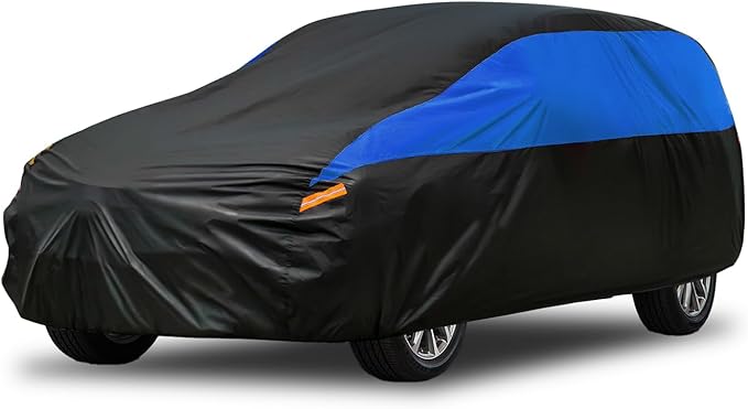 GUNHYI SUV Car Cover for Automobiles All Weather Waterproof, Universal Fit Kia Soul, Honda HRV/Element, Subaru CrossTrek, Hyundai Kona, Ford EcoSport, Jeep Renegade, Mazda CX-30 etc.