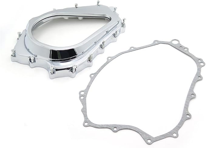 MT313-011A- OEM Replacement Engine Clutch cover Compatible with 2004-2007 CBR 1000RR/ 2008-2015 CB 1000RR Right Chrome