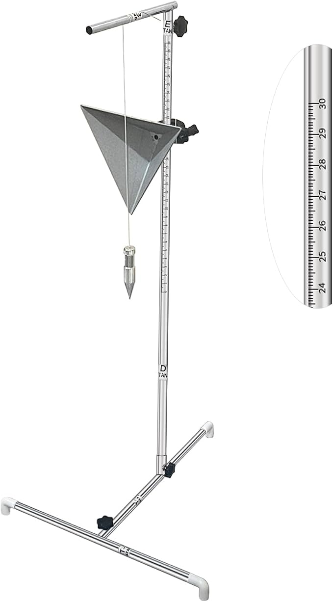 ADAS Calibration Tool Automotive Radar Aiming Corner Reflector Kit Included Plumb Bobs with String Graduated 0-30 cm Scale, Car Calibration Kit Compatible with Kia Honda Toyota Mazda Ford GM Hyundai