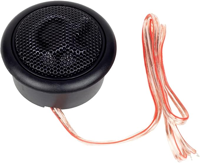 Alphasonik 1 Pair of NS1T Neuron Series 1" (240 Watts Max for The Pair) 120 Watts Max Per Tweeter Silk Dome Car Audio Speaker w/Flush, Surface and Angled Mounts Included