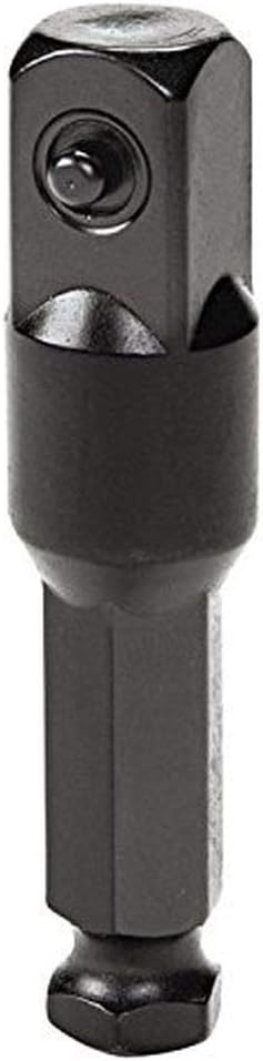 Klein Tools 66031 3-in-1 Slotted Impact Socket, 12-Point Deep Sockets, Coaxial Spring Loaded, 3/4 and 9/16-Inch Hex Sizes, 1/2-Inch Drive & Stanley Proto J7121 1/2" Square Ext, 7/16" Hex