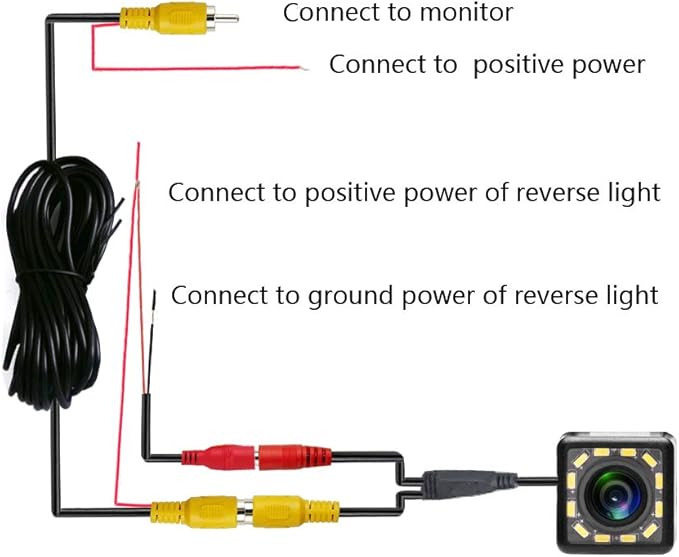 Vlicevrn HD 12 LED Car Rear View Camera Night Vision Backup Parking Camera Waterproof IP68 Vehicle Camera for Hyundai Tucson 2010~2015 / for Hyundai ix35 2009~2013