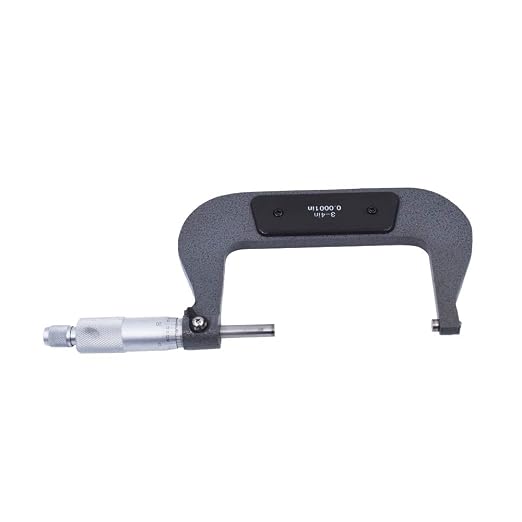 findmall 3-4" Outside Micrometer 0.0001" Carbide Tipped 3-4 Inch Micrometer Machinist Tool