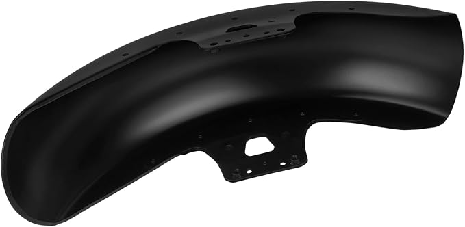 19 inch Front Fender Motorcycle Mudguard for Bagger Models Fit for Harley Touring Road King Electra Glide Street Glide Road Glide 2014-2023, Vivid Black