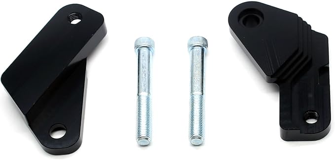 MZS Motorcycle Frame Sliders, Falling Crash Protector Guards No Cut Kits Black Compatible with GSXR 1000 GSXR1000 2006-2016