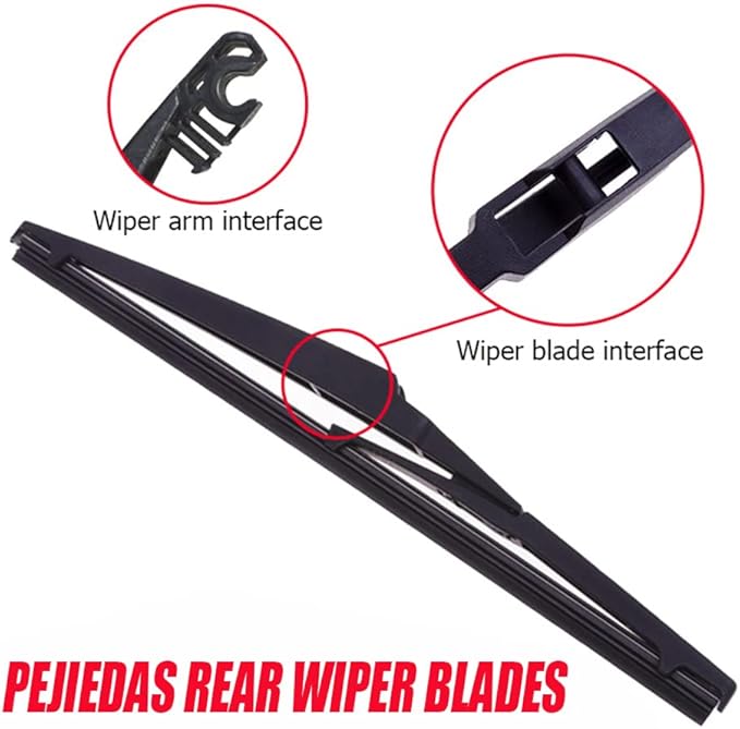 3 x OEM Wiper Blades, Replacement Wiper Blades for 2013 Mini Cooper (18“ & 19” Front Wipers + 10” Rear Wiper Blades)
