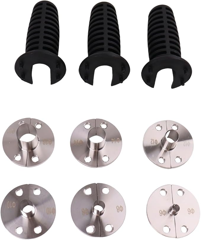 Air Hose Removal Tool Set Replace for 88800414 JD006-1 JD006-2 JD006-3,Compatible with Volvo Renault Mack European Trucks, 6-16mm, Split Air Tube Disconnect Tool