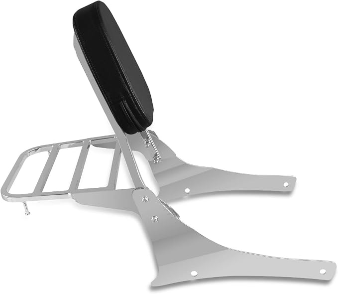 Sissy Bar & Luggage Rack for Suzuki Volusia VL800 (Chrome) | 2001-2011 Passenger Backrest