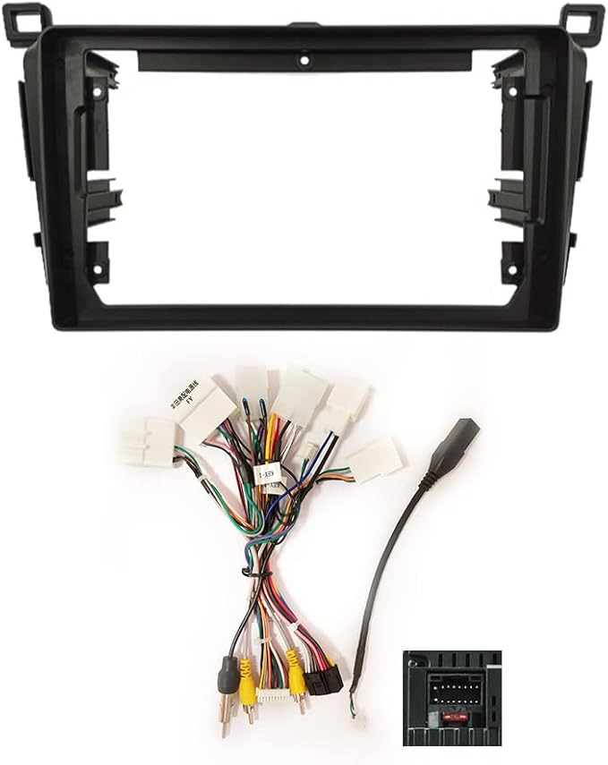 Fits for Toyota RAV4 2013-2018 Car Radio Stereo Fascia Frame Double DIN 9 inch Dash Installation Mounting Kit