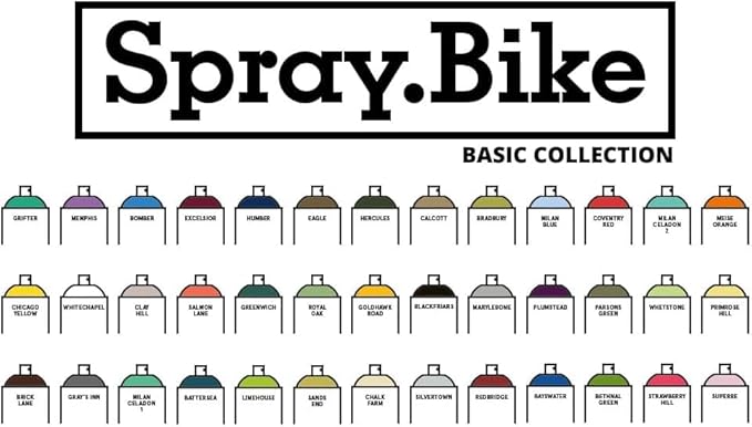 Spray.Bike Spray Paint | Designed Mainly for Bicycles | Multi-Use Acrylic Spray Paint for Metal, Plastic | High Coverage Bike Paint, 400ml, Fluro Pink