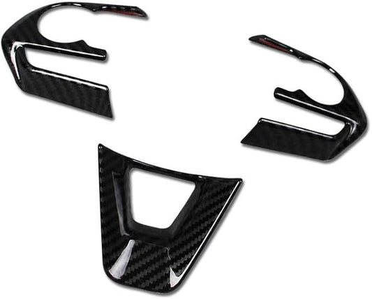 for Toyota RAV4 2019 2020 2021 2022 2023 2024 2025 Wheel Steering Trim Panel Cover Trims ABS Carbon Fiber Pattern