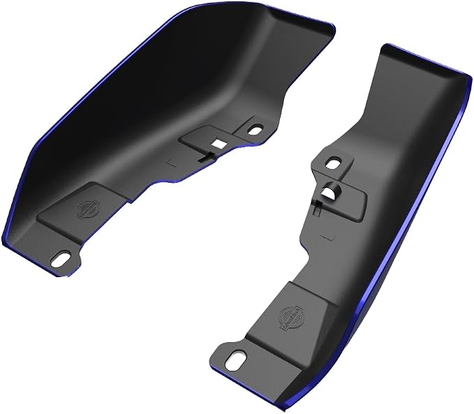 Advanblack 2025 RG Mid Frame Air Deflector, Blue Streak Harley Air Deflector Heat Shield Compatible for Harley Touring Street Glide, Road King, Electra Glide, 2009-2025