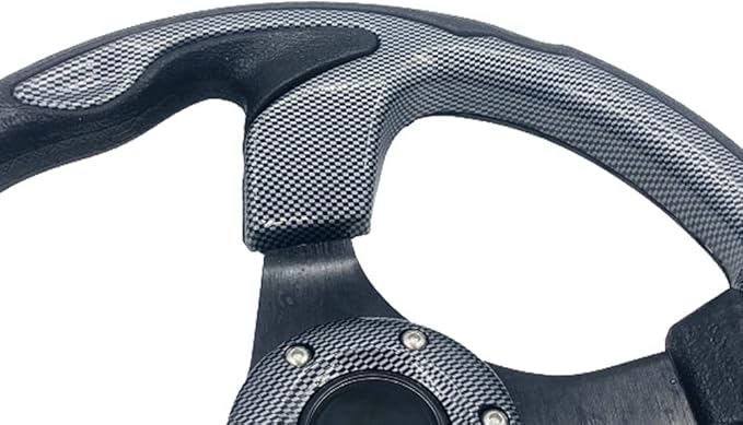 Black Spokes Golf Cart Steering Wheel For Club Car DS and Precedent Tempo EZGO RXV & TXT Yamaha Golf Cart Steering Wheel