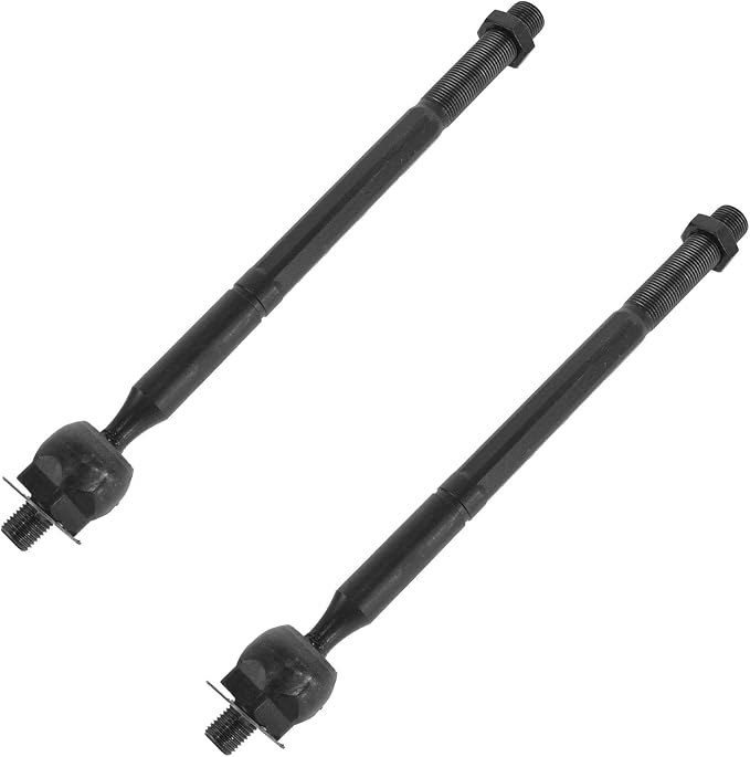 TRQ Front Inner Tie Rod Set 2 Piece Compatible with 2004-2014 Mazda 3 06-15 5