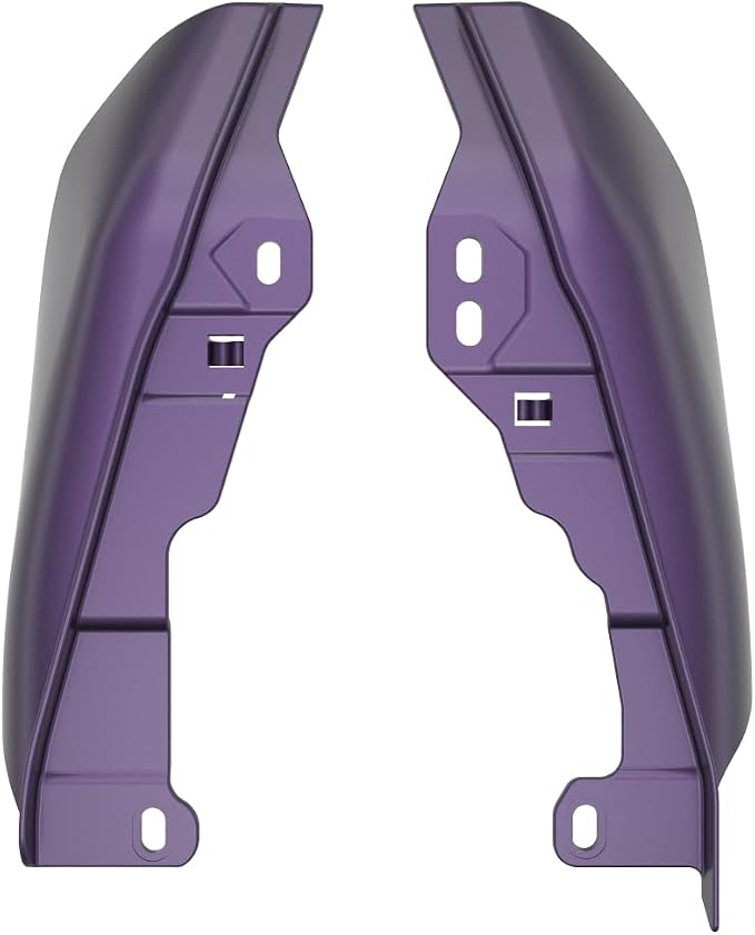 Advanblack 2025 RG Mid Frame Air Deflectors Compatible for Harley Touring Street Glide, Road King, Electra Glide, 2009-2025 (Purple Abyss Denim)