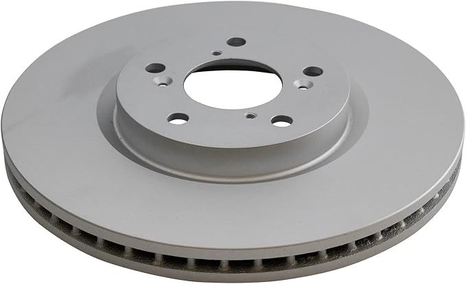TRQ Front Brake Rotor Set G Coated Vented Compatible with 2007-2013 Acura MDX 2010-2013 ZDX 2014-2020 RLX 2009-2015 Honda Pilot