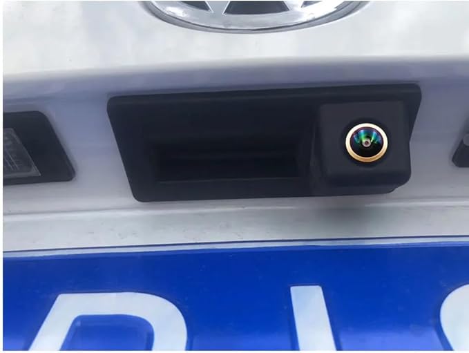 AHD/CVBS Car Rear View Camera's Fisheye Trunk Handle Camera with RCA Cable & Vehicle-Camera for Audi A4 A4L A8 A8L Q3 A5 Q5 S5 / Volkswagen VW Passat Lingyu Lavida Tiguan Touareg (AHD)