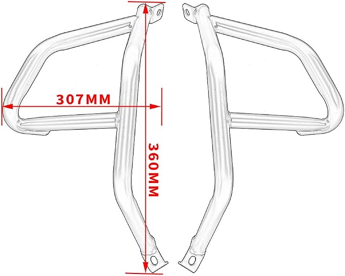 Motorcycle Ninja400 Ninja250 Highway Stunt Cage Crash Bar Engine Guard Side Frame Falling Protector Bumper for Ka.wasaki Ninja 400 250 Ninja-400 Ninja-250 2018 2019 2020 2021 2022 2023 Parts
