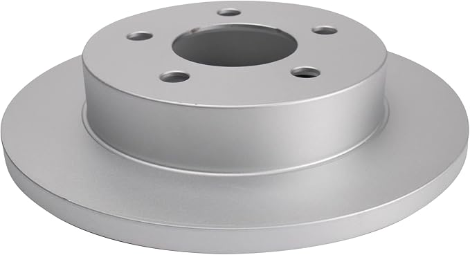 TRQ Rear Brake Rotor Set Solid G Coated Compatible with 1994-2004 Ford Mustang