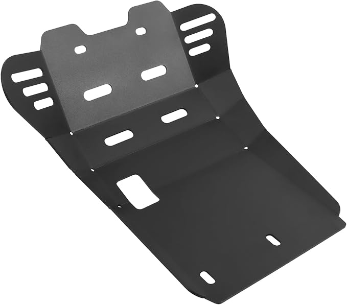 Motorcycle Skid Plate Replacement for Yamaha TW200 1987-2025 Under Engine Protection Aluminum Bash Plate(Black)