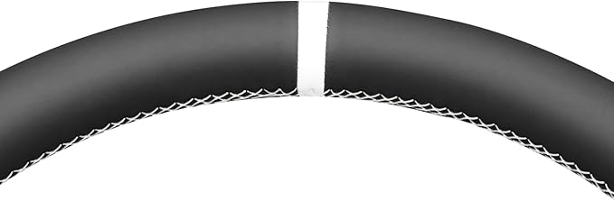 MEWANT Hand Stitch Steering Wheel Cover for Toyota Land Cruiser 2024-2026, Custom Fit DIY Wrap Interior Accessories