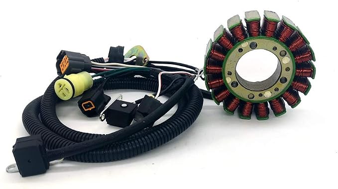 Stator for Yamaha Jet-Ski Waverunner Parts GP1300R Generator 60T-81410-00-00 60T-81410-01-00 2003 2004 2005 2006 2007 2008…