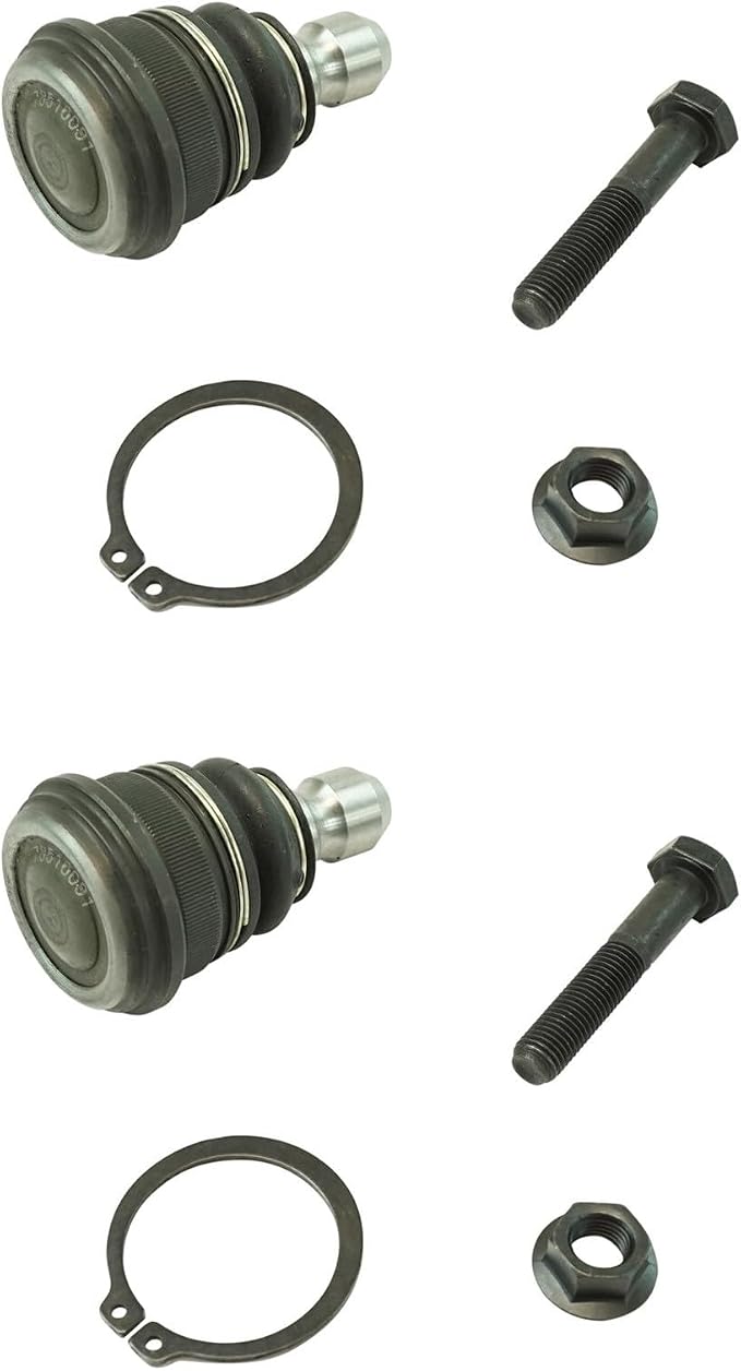 TRQ Front Lower Driver and Passenger Side Ball Joint Set Compatible with 2012-2017 Kia Rio 2010-2013 Soul 2020-2021 Soul 2021-2022 Seltos