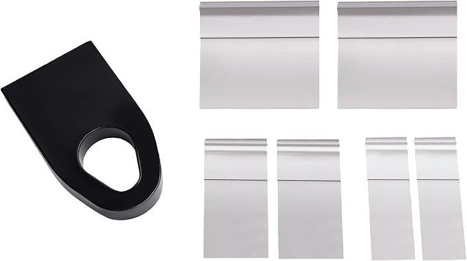 KUAFU Universal Auto Body Weld and Pull Clamp Complete Set Hook 6 Plates | Kit Body Pull Plate Powder Dent Automotive Car Frame Collision Repair Tool Powder Coated Steel