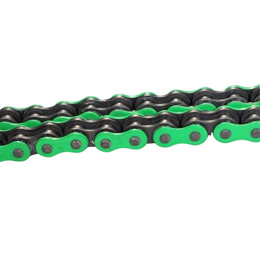 DONGHUA (520HLX2) high Strength Sealed 520 X-Ring Chain 120 Links with Connecting Link (Green)